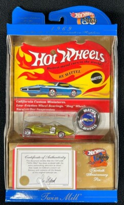 Hot Wheels 1969 Authentic Commemorative Replica Twin Mill & 30th