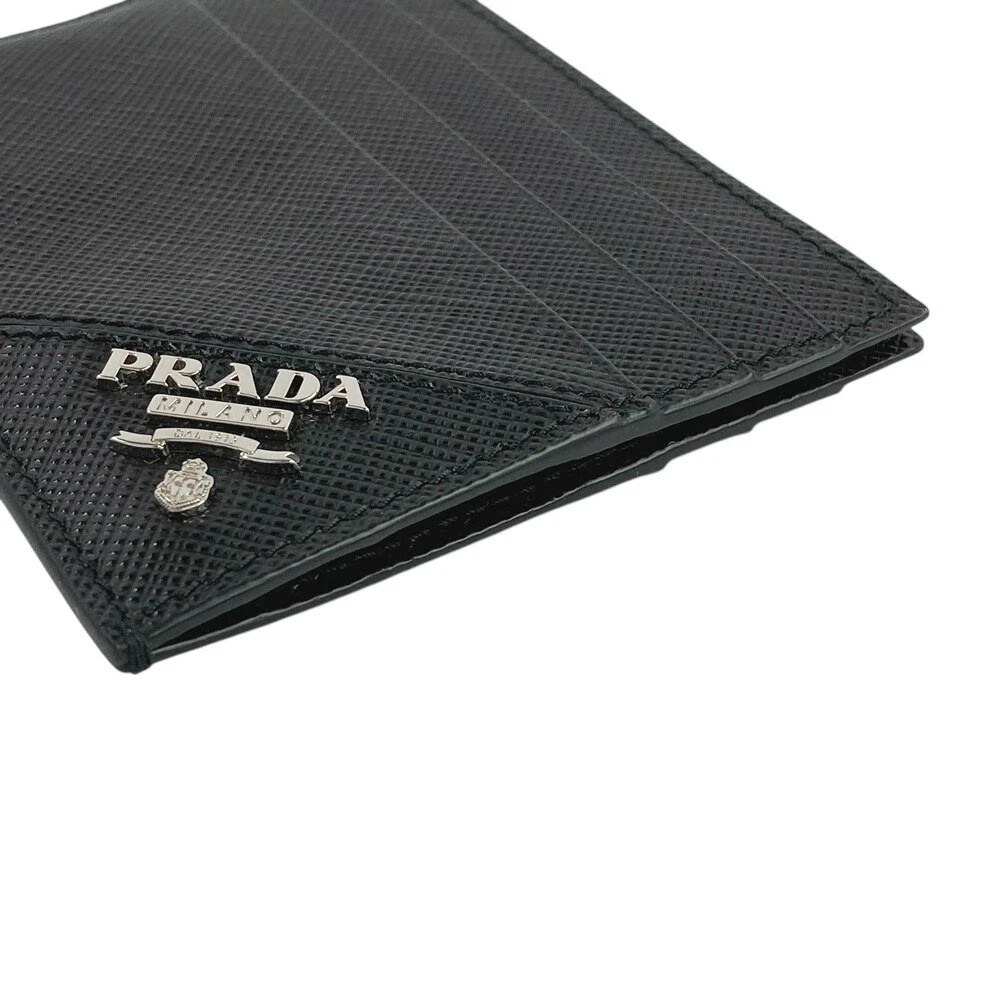 極美品●PRADA プラダ 2MC223 サフィアーノレザー 付属付き Amazon.com: Prada Lux Saffiano Bicolor Card Case, Nero