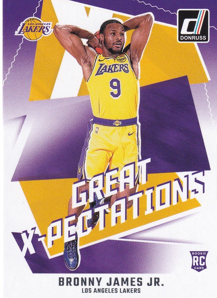 2024-25 Donruss Bronny James Jr Great X-Pectations RC #14 PWE | eBay