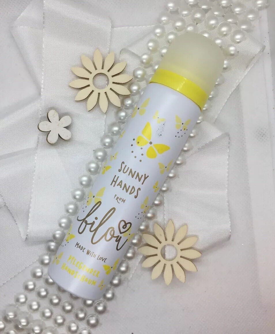 (133,20€/L) bilou SUNNY HANDS Made with Love Pflegender Handschaum VEGAN 75 ml