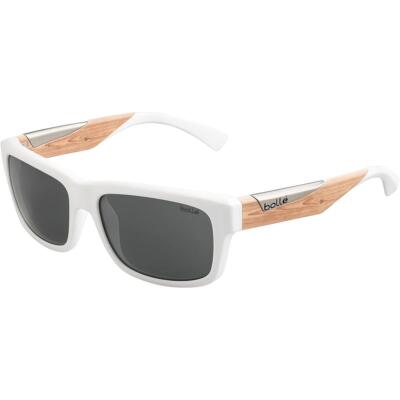 Bolle Jude Sunglasses Matte White Wood TNS Gun Silver Mirror Sunnies NIB Bolle Sunglasses Matte White Wood TNS Gun Silver Mirror  main image 4