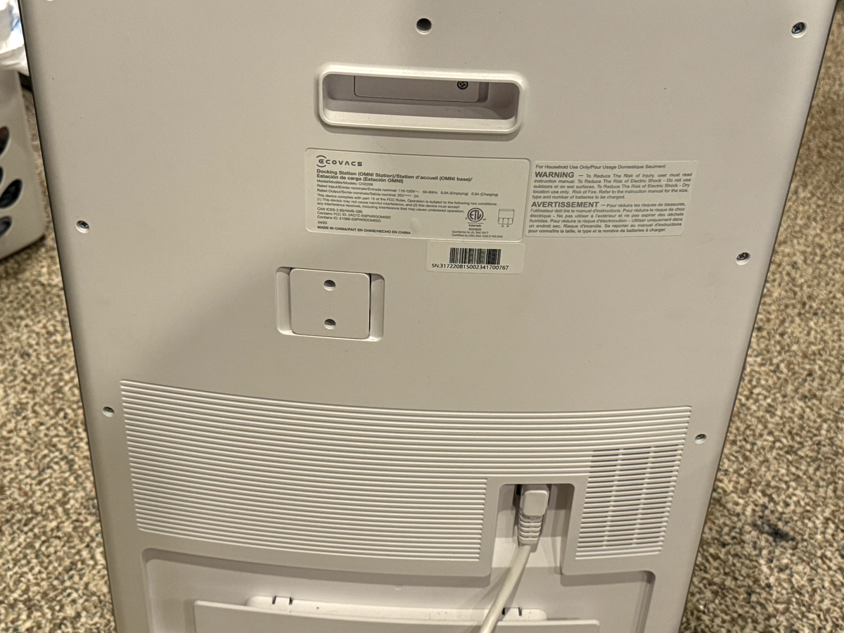 Ecovacs Deebot T10 Omni Robot Vacuum CHARGING / DOCKING STATION