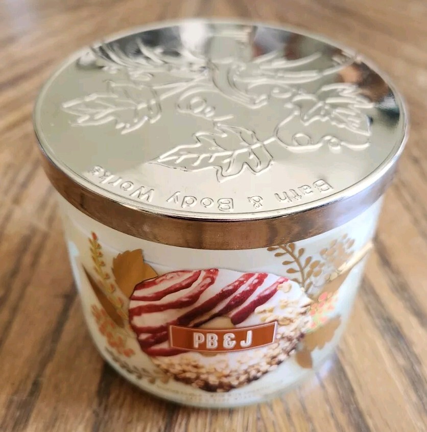 Bath & Body Works Fall Test Candle Pb&j Peanut Butter Jelly