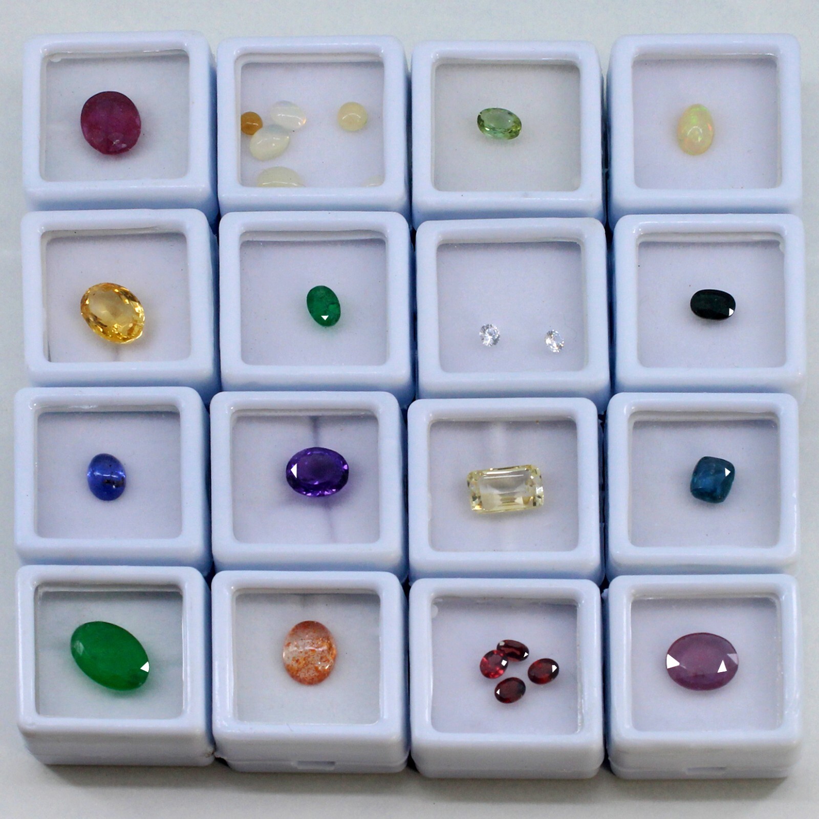Natural Burma Ruby Green Amethyst Opal Topaz Cat's Eye 28 Pcs Lot Gems ks06 eBay