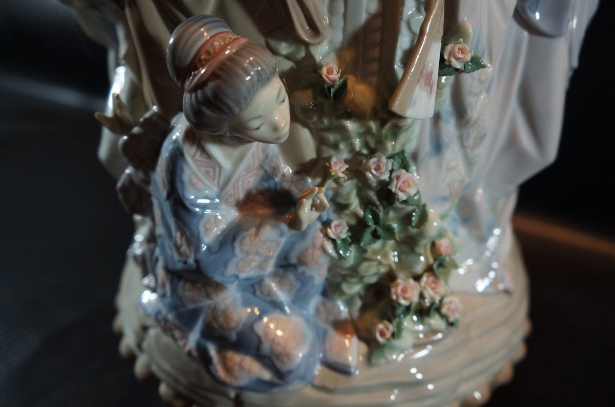LIADRO置物 LLadro 1536 Japanese Vase Jarron Japones Elite Limited