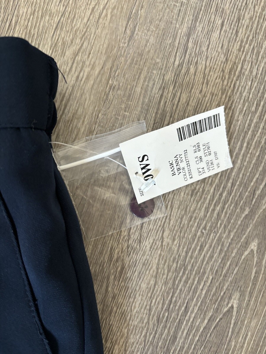 Maggie Barnes Petites Women Basic Vienna Navy Blue Pants Size 20WS