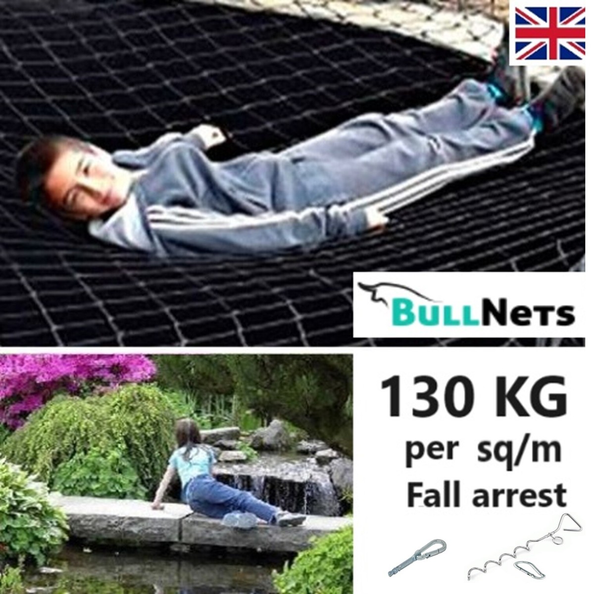 CHILD SAFE pond NETS and KITS Pond Safety Grid Nets Pond Cover Netting ALL  SIZES | eBay