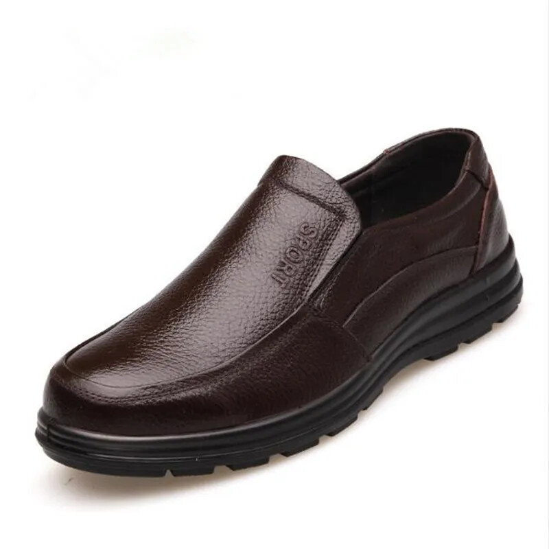 Fashion Men's Casual Shoes Loafers Leather Shoes Comfortable