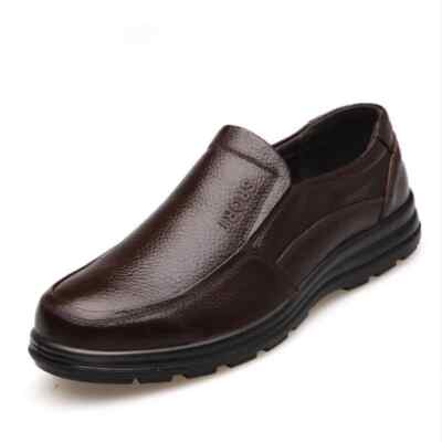 Fashion Men's Casual Shoes Loafers Leather Shoes Comfortable Business Shoes