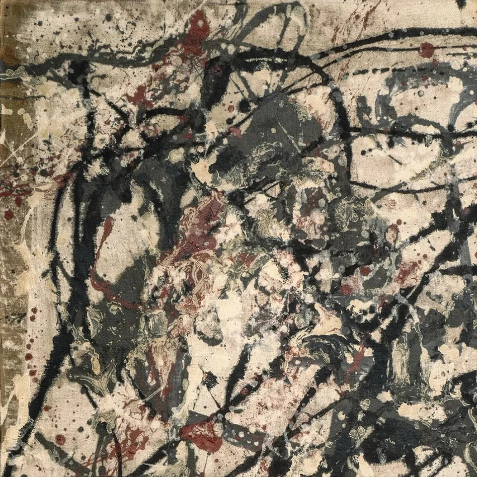Bosque encantado 24W "x 48H", 1947 por Jackson Pollock - opciones de arte por goteo de lienzo Foto 3 de 4