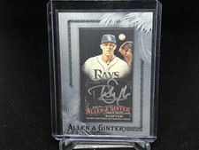 RICHIE SHAFFER 2016 TOPPS ALLEN & GINTER MINI SILVER INK AUTO