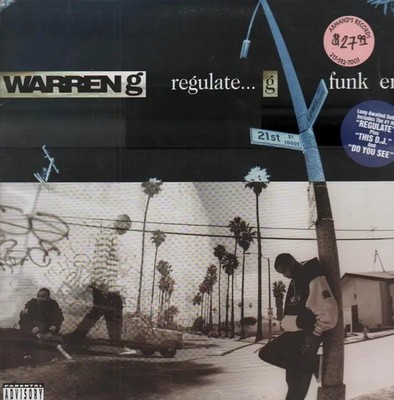 LP Warren G Regulate... G Funk Era 1ST US PRESS ON VIOLATOR RECORDS NEAR MINT