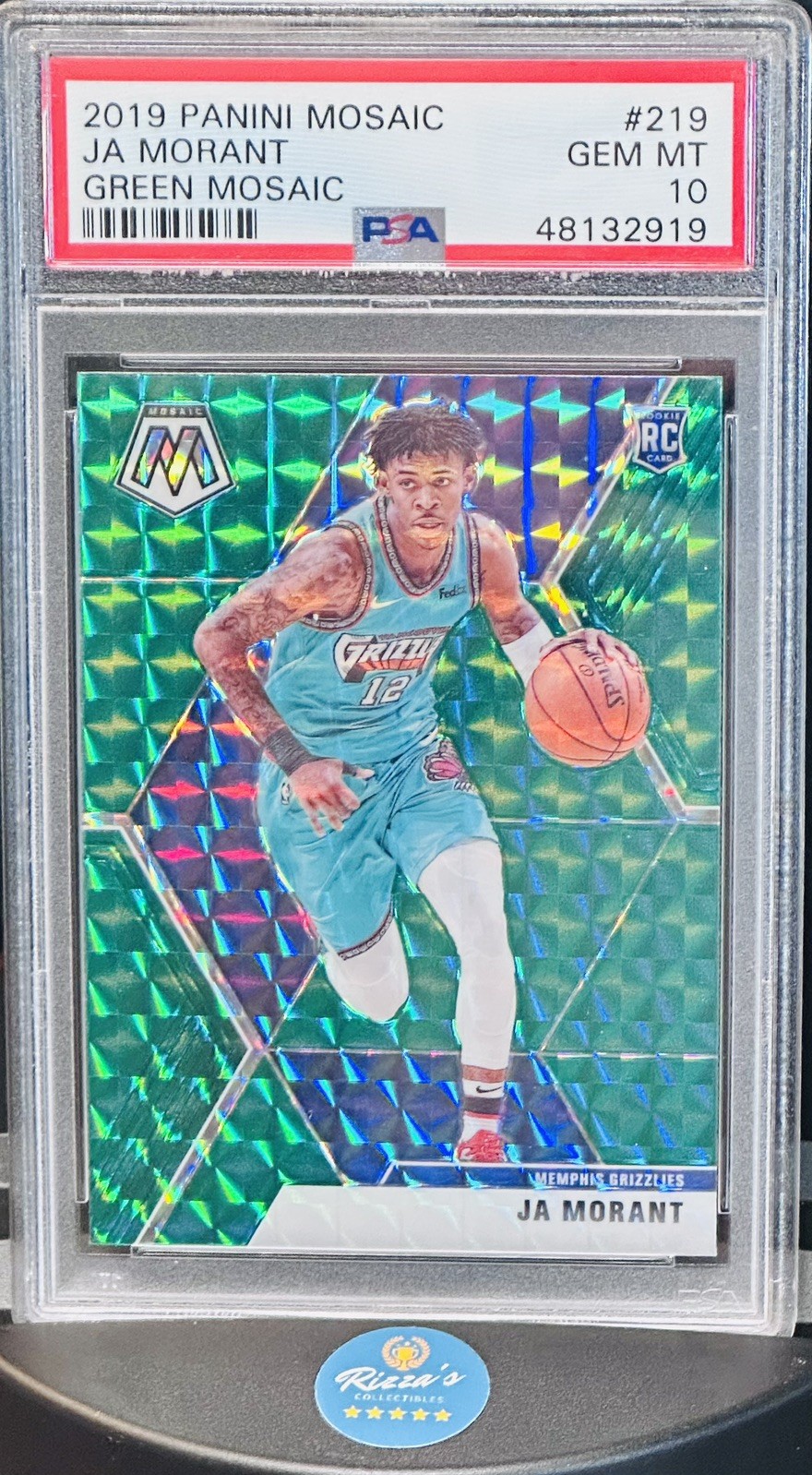 Ja Morant 2019 Mosaic #219 Green Price Guide - Sports Card Investor
