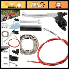 Mini Bike Brake Lever Kit  67" Drum Brake Cable Assembly - Fits Coleman, Baja,