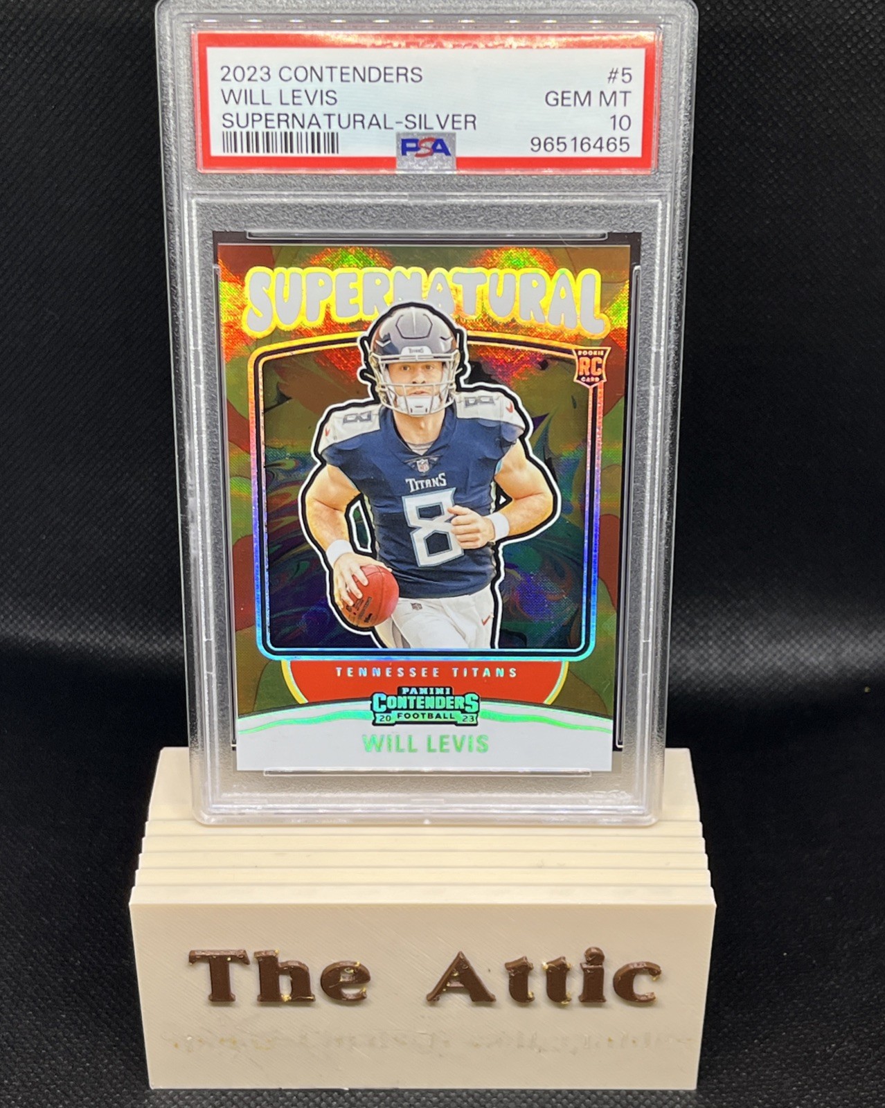 2023 Panini Contenders - Supernatural Will Levis #5 Silver (RC)