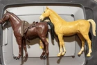 Vintage Marx Johnny West Action Figure Best Of The West Horses