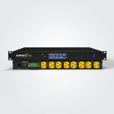 SurgeX SEQ-1U 8-Outlet Sequencing Surge Eliminator Power Conditioner NIB