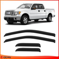 Sun/Rain Guard Tape-On Window Visors For 04-14 F-150 Extended Cab