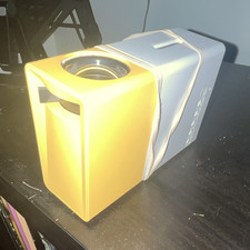 Mini LED Projector White/Yellow HDMI USB AV RCA 3.5mm Headphone Jack
