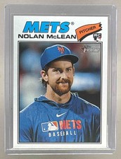 Nolan McLean 2026 Topps Heritage #150 Image Variation Rookie RC