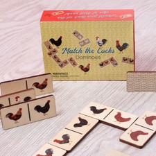 Match The Cocks Novelty Dominos Game Set | Funny Rude Secret Santa Gift For Her