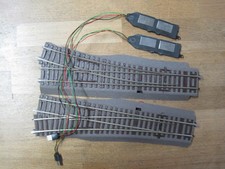 Roco Line Wrl 15  mit Bettung geschnitten elektrisch 1 Paar geprüft und okay  4