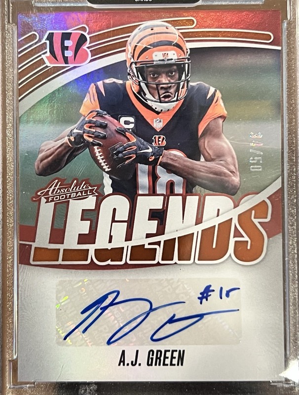 AJ Green Legends Auto /50 - Cincinnati Bengals