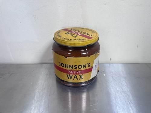 SC Johnson Paste Wax 16 oz Original 80% full Discontinued - Glass!
