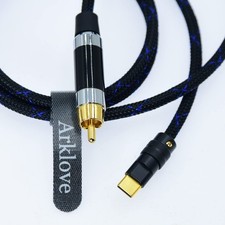 7ft USB c to coaxial Cable Male Type-c to Digital coaxial Audio Interface RCA...