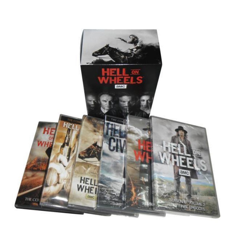 《Hell on Wheels 》The Complete Series 17 Disc Set, Fast Free Shipping