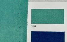 Pannello tessuto alcantara originale colore: 1363 turchese larghezza 150 cm prezzo da 0,50 Lfm