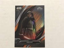 2024 Topps Star Wars Chrome Black Shin Hati Orange 7/25