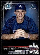 2017 Bowman Chrome Prospects Patrick Weigel Atlanta Braves #BCP74