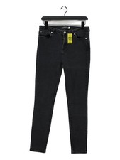 Mint Velvet Women's Jeans UK 12 Grey Cotton with Elastane Skinny