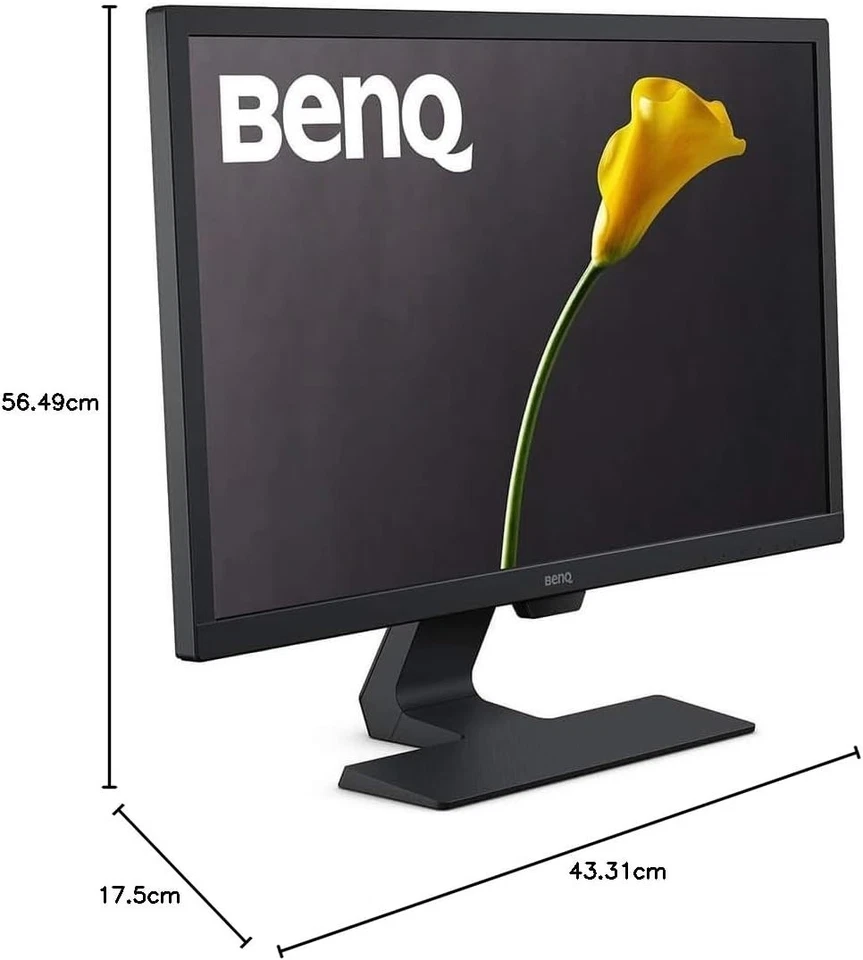 BenQ GL2480 24" FHD LED Monitor 1ms 75Hz HDMI VGA Eye-Care New Sealed - Image 3 of 4