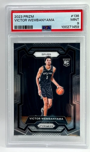 2023 Prizm Victor Wembanyama #136 PSA 9 Mint San Antonio (RC)