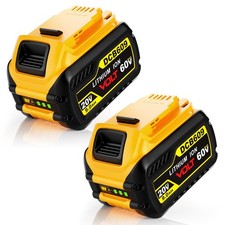 2 Pcs 90AH 20V/60V MAX FLEXVOLT Lithium Battery For DEWALT DCB612 DCB609-2