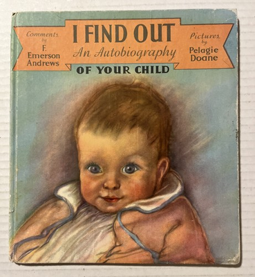 #ad #ad Vintage 1946 I Find Out: An Autobiography of Your Child Baby Book $7.45