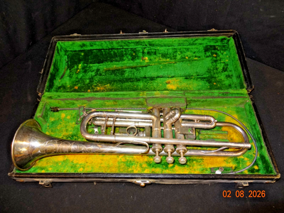 Antique Silver TRUETONE BUESCHER TRUMPET TRUETONE 