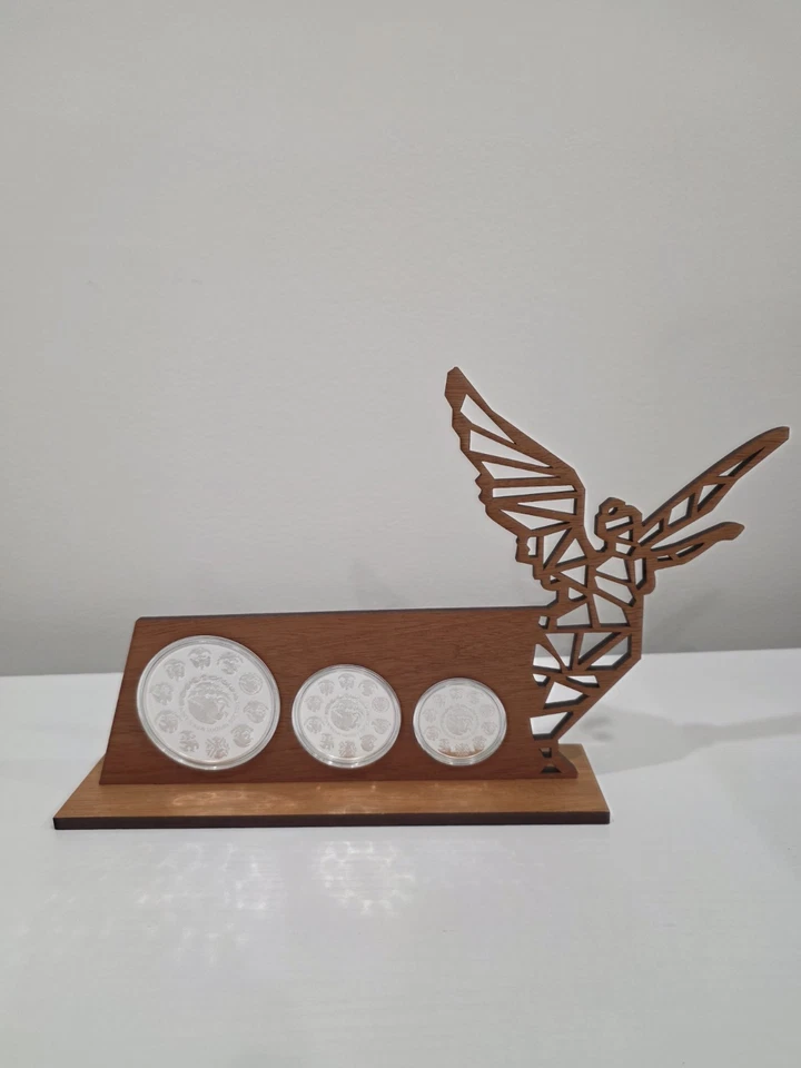 Juego de 3 monedas México Libertad Proof 2020 1 oz/2 oz/5 oz prueba en cápsula con base Foto 2 de 4