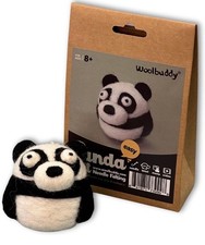 Woolbuddy Needle Felting Kit for Beginners Adults, Panda Craft Set