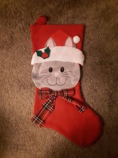 Felt Kitty Cat Christmas Stocking - Greenbrier Int'l