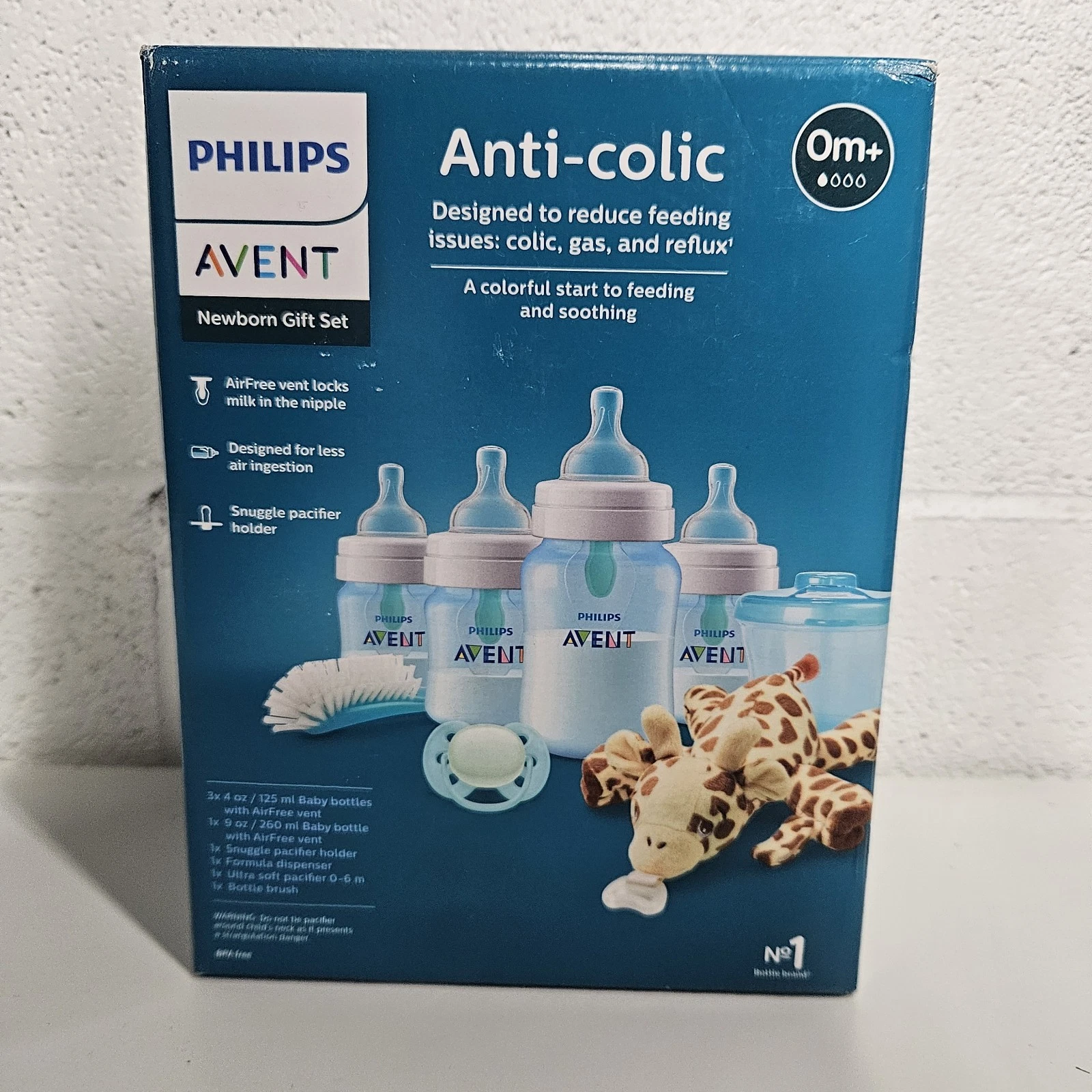 Philips Avent Anti-colic AirFree Vent Newborn Baby Bottle Gift Set,Snuggle NEW
Opens in a new window