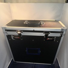 VZCPYTPM Black Aluminum Storage File Box with Dual Combination Locks Portable
