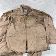 Flight Suit Coveralls Flyers 42L CWU 27/P Type 1 Class 2 Tan 380 TOP GUN