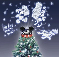 Disney Making Spirits Bright Tree Topper Projects Lights Bradford Exchange
