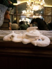 Jellycat Snow Dragon Bag Charm Soft White Wildlife Toned Plush Accessory
