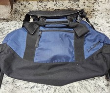 L.L. Bean Adventure Duffle Bag XL Navy Blue Travel Bag with Shoulder Strap