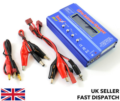 IMax B6 80W Li-Ion Polymer Balance Ladegerät LiIon LiPo LiFe NiCD NiMH Deans T