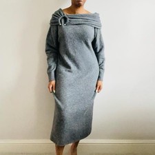 Zara Grey Knit Jumper Dress Size Small BNWT